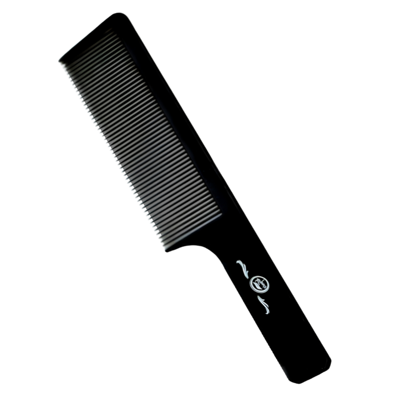 Peine Rolda Flat Top Hair Styling Comb 9&quot;- Negro