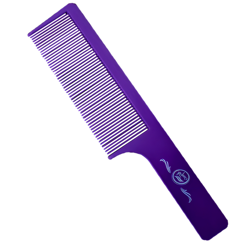 Peine Rolda Flat Top Hair Styling Comb 9&quot; - Morado