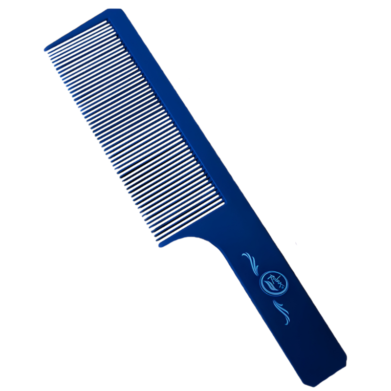 Peine Rolda Flat Top Hair Styling Comb 9&quot;- Azul