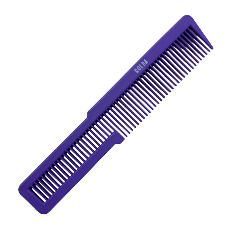 Peine Rolda Cutting Carbon Fiber Comb 8&quot;- Morado