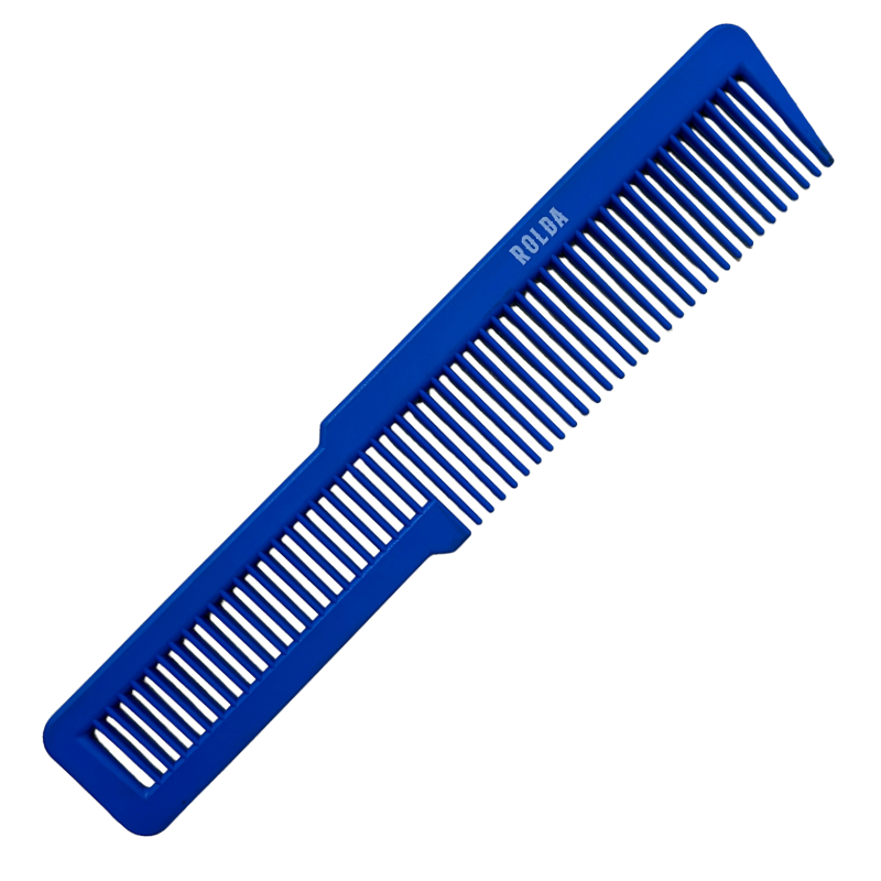 Peine Rolda Cutting Carbon Fiber Comb 8&quot;- Azul