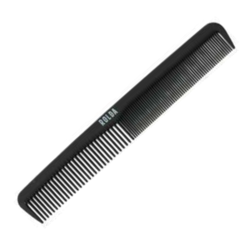 Peine Rolda Barber Comb 7&quot;- Negro