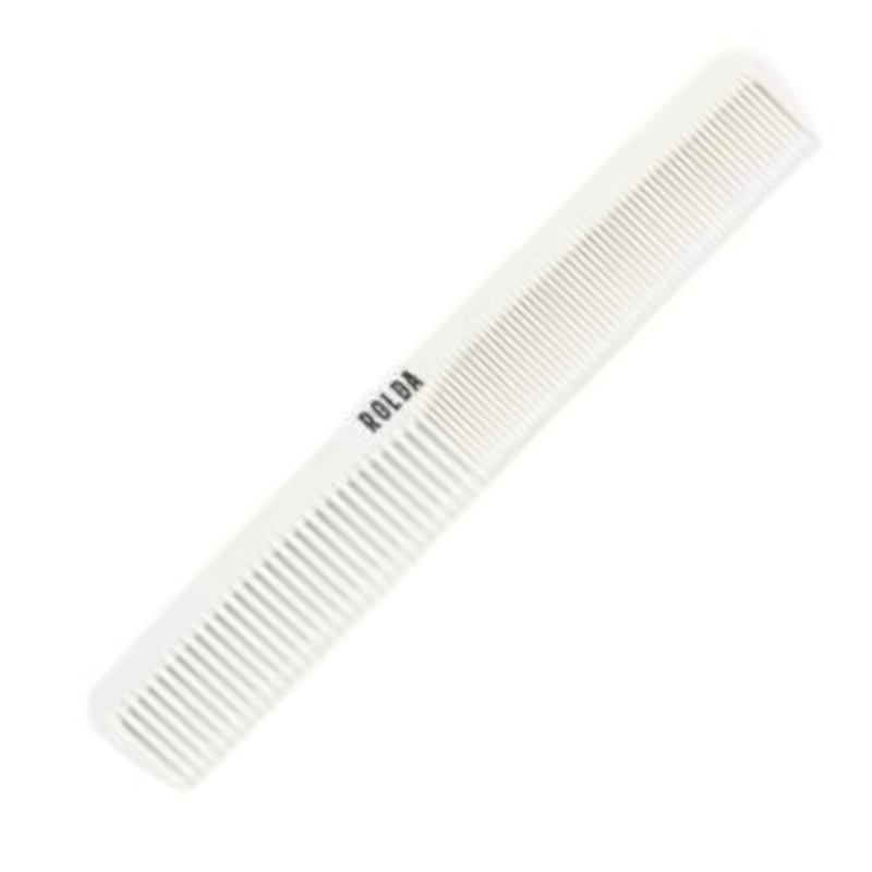 Peine Rolda Barber Comb 7&quot;- Blanco