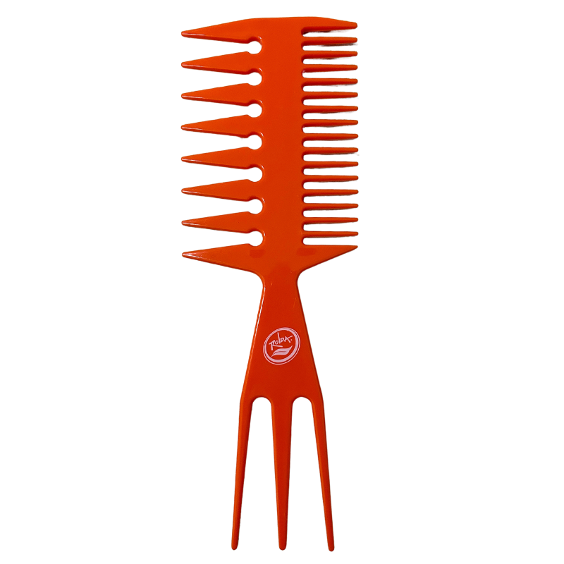 Rolda Multi-Style Barber Fish Comb - Naranja