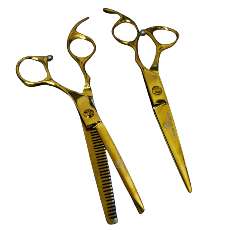 Tijeras de 6&quot; Rolda Hair Cutting Scissors &amp; Thinning Shears