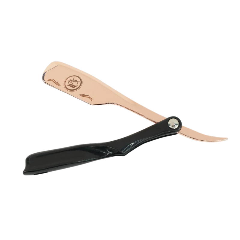 Rolda Steel Straight Navaja - Rose Gold