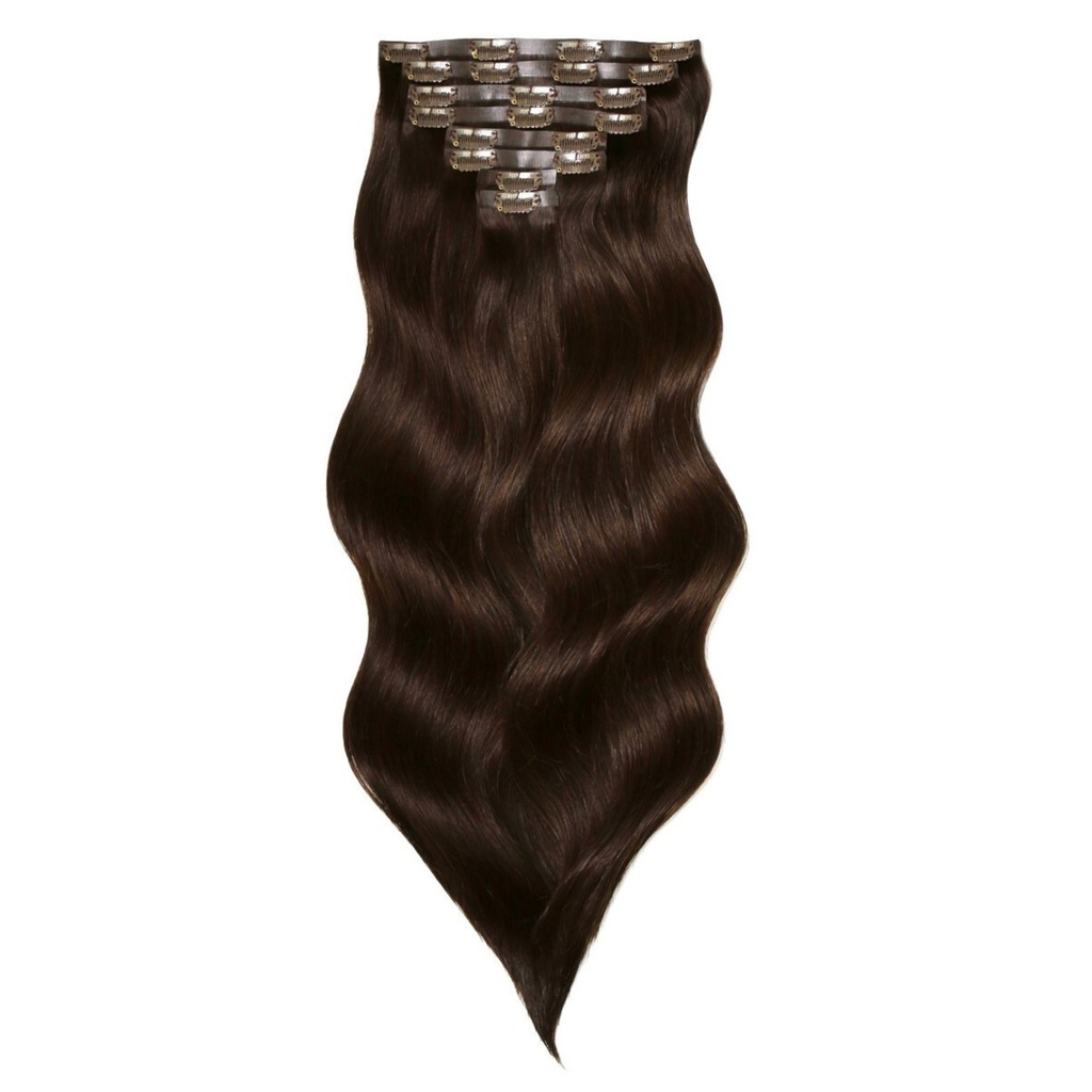 Extension Cocoa - 22&quot; de Clip (Cabello Virgen, Real)