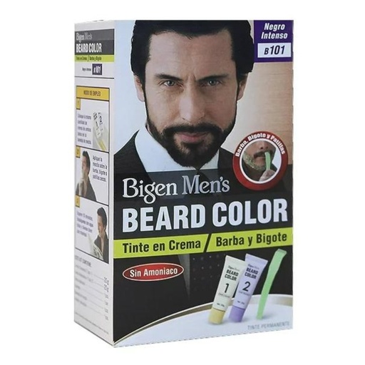 [B101] Tinte 101 Bigen Men´s Tinte en Crema Negro Intenso