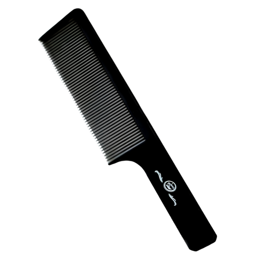 [220358] Peine Rolda Flat Top Hair Styling Comb 9&quot;- Negro