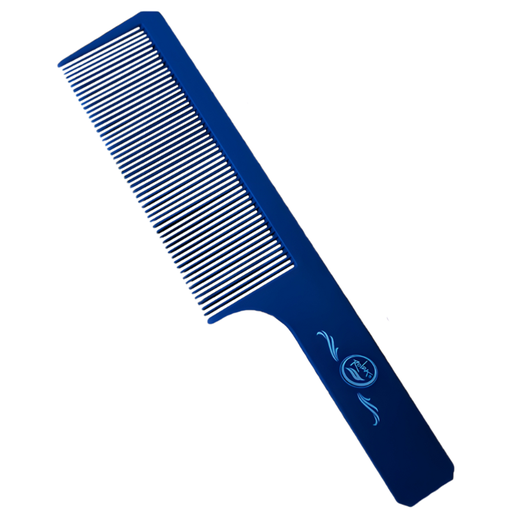 [CFC-70739BL] Peine Rolda Flat Top Hair Styling Comb 9&quot;- Azul