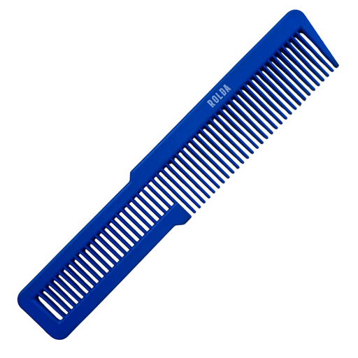 [CFC-75339BL] Peine Rolda Cutting Carbon Fiber Comb 8&quot;- Azul