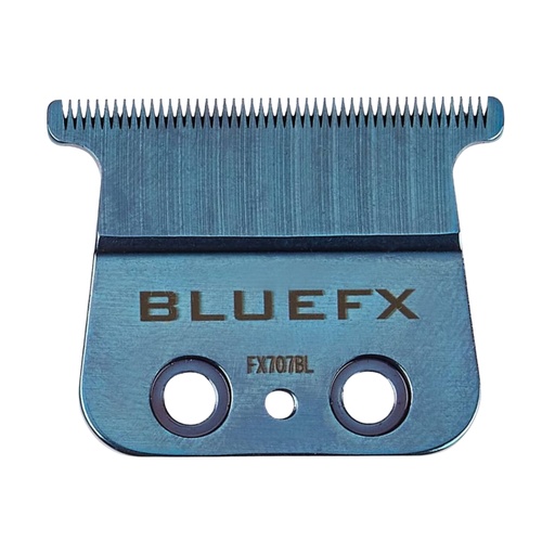 [FX707BL] Cuchilla en &quot;T&quot; para Talladora con Revestimiento de Titanio Azul Babylisspro Barberology