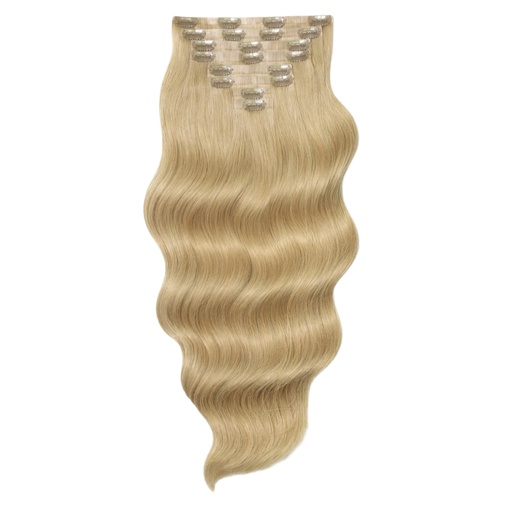 [V8SL-22-27] Extension Caramel - 22&quot; de Clip (Cabello Virgen, Real)