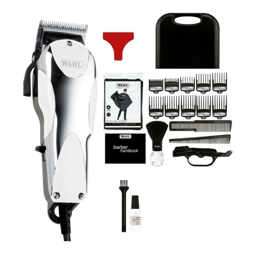 Combo Wahl Mens Method Graduate 08202-008 (Clipper + Accesorios) Con Cable