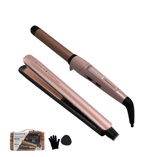 Combo Remington De Keratina Plancha + Ondulador