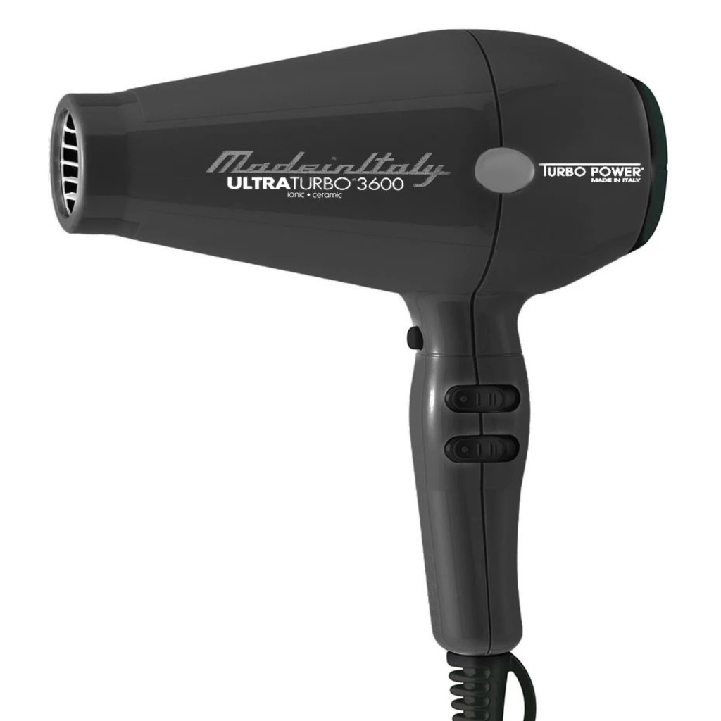 Secadora Ultra Turbo Negra 3600 Turbo Power