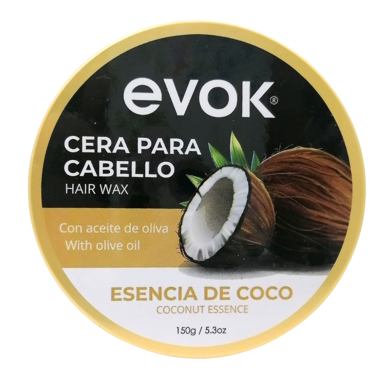 Cera para Cabello Hair Wax Esencia de Coco Evok