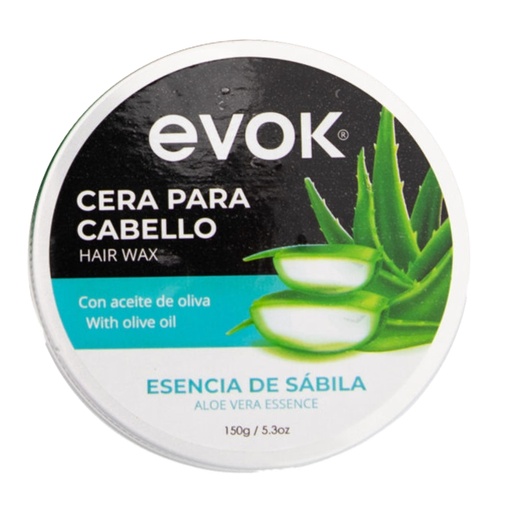 [A019-FMX21SABILA] Cera para Cabello Hair Wax Esencia de Sábila Evok