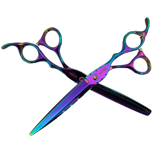 [FMLGCOLORFUL] Tijeras Katana Colorful Shark 440C 7&quot;
