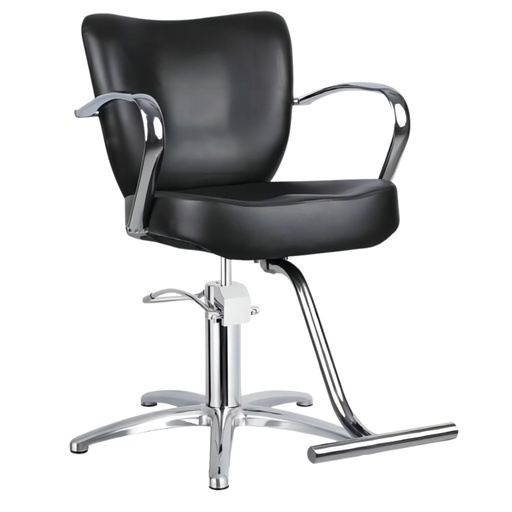 [7007A] Silla Ginebra Hidráulica Negra Beauty Furniture