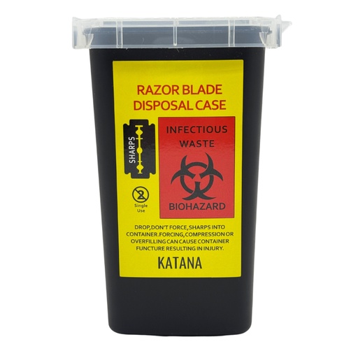 [KATPCB] Deposito  Para Hojillas Desechables Negro Katana