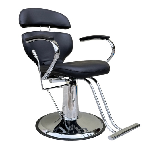 [A8080] Silla Viena Hidráulica Reclinable Negra Beauty Furniture