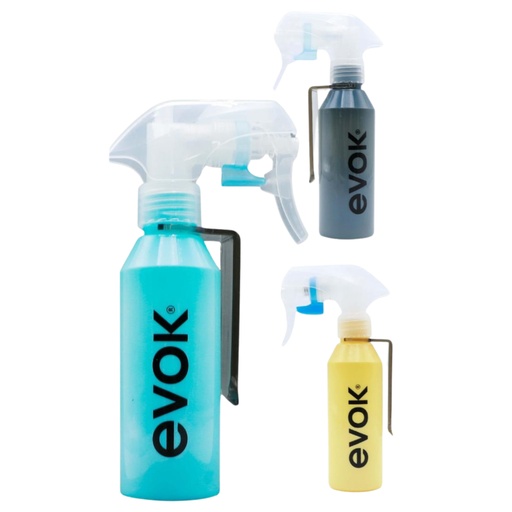 [MXSK001] Atomizador Color Amarillo, Celeste y Gris Evok MXSK001