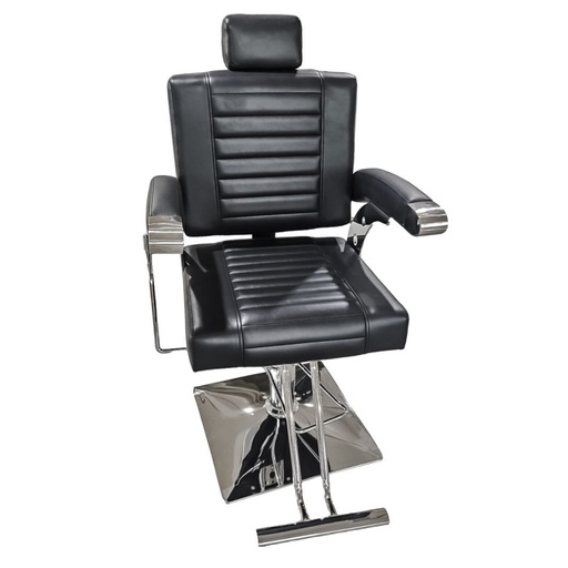 [B-1135] Silla Boston Hidráulica Reclinable Negra Beauty Furniture